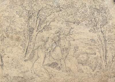 Bild Nr.1: 132-2573 Romantische Zeichnung.: (Varia)