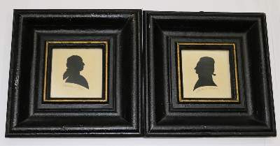 Bild Nr.6: 132-2579 Scherenschnitte.: (Varia, Silhouetten)