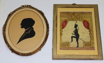 Bild Nr.7: 132-2579 Scherenschnitte.: (Varia, Silhouetten)