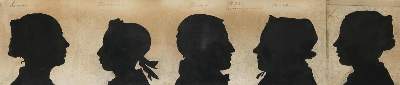 Bild Nr.8: 132-2579 Scherenschnitte.: (Varia, Silhouetten)