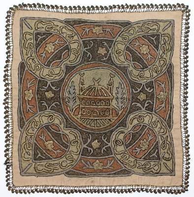 Bild Nr.1: 132-2585 Brokatstickerei.: (Varia, Textil)