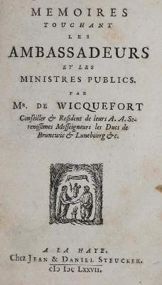 Bild Nr.1: 132-267 Wicquefort,(A.)de.: (Politik und Staatswissenschaften)