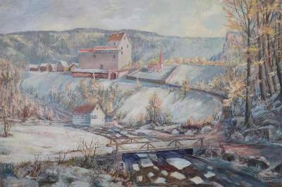 Bild Nr.1: 132-2715 Weissenstein im Winter.: (Deutschland, Pforzheim, Dillweissenstein)