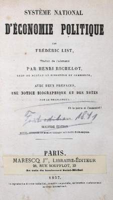 Bild Nr.1: 132-279 List,F.: (Wirtschaft)