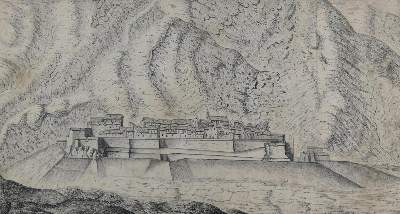 Bild Nr.1: 132-2795 Befestigte Stadt.: (Ausland)