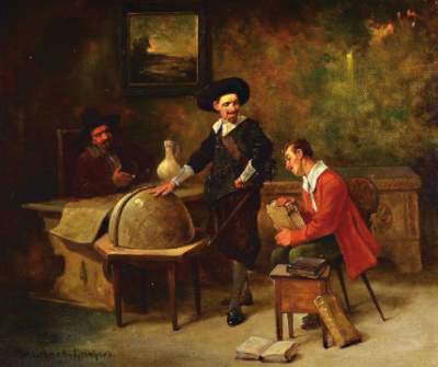 Bild Nr.1: 132-2842 Lehmann-Leonhard, Wilhelm.: (Ausland, Globendarstellung)