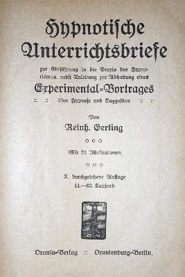 Bild Nr.1: 132-299 Gerling,R.: (Grenzwissenschaften und Okkultismus)
