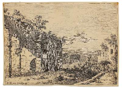 Bild Nr.1: 132-3101 Bellotto, Bernardo, gen. Canaletto: (Künstlergraphik)