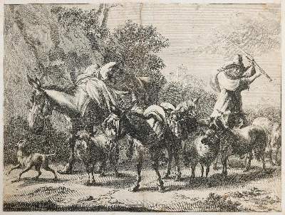 Bild Nr.1: 132-3104 Berghem, Nicolaes: (Künstlergraphik)
