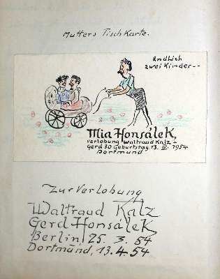 Bild Nr.2: 132-311 Gästebuch: (Handschriften, Honsalek)