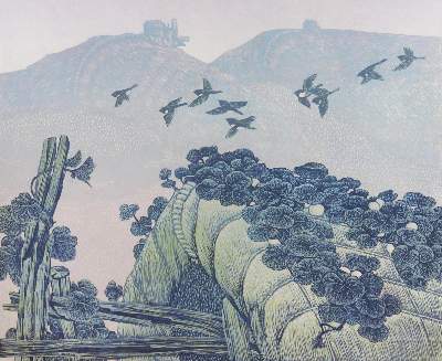 Bild Nr.1: 132-3186 Changan, Guo: (Künstlergraphik, China)