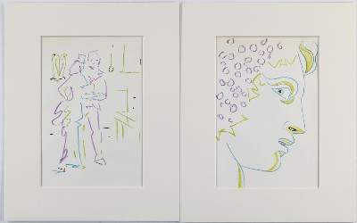 Bild Nr.2: 132-3195 Cocteau, Jean: (Künstlergraphik)