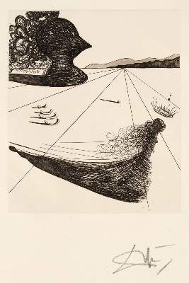 Bild Nr.1: 132-3224 Walpole,H.: (Künstlergraphik, Dali, 12 signierte Radierungen in:)