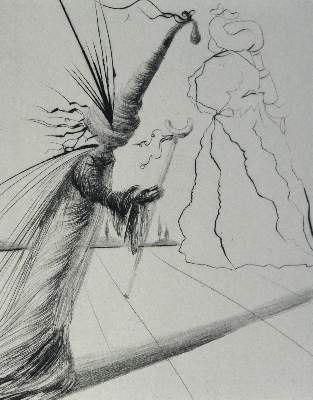 Bild Nr.4: 132-3225 Goethe,J.W.v.: (Künstlergraphik, Dali)