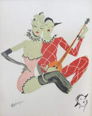 Bild Nr.2: 132-3269 Domergue, Jean-Gabriel: (Künstlergraphik)
