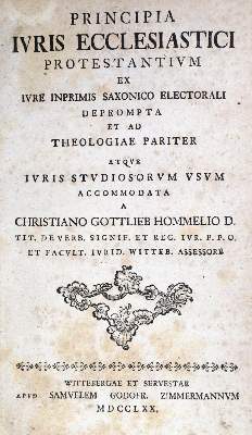 Bild Nr.1: 132-330 Hommel,C.G.: (Juridica und Kriminologie)