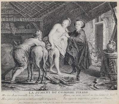Bild Nr.1: 132-3342 Larmessin, Nicolas IV de: (Künstlergraphik, Erotika - Galantes)