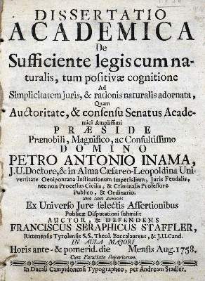Bild Nr.1: 132-339 Staffler,F.S.: (Juridica und Kriminologie)