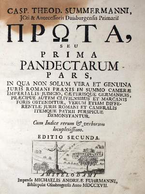 Bild Nr.1: 132-340 Summermann,C.T.: (Juridica und Kriminologie)