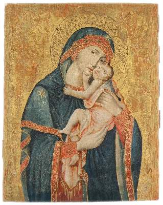 Bild Nr.1: 132-3492 Gottesmutter Glykophilousa: (Künstlergraphik, Ikonen)