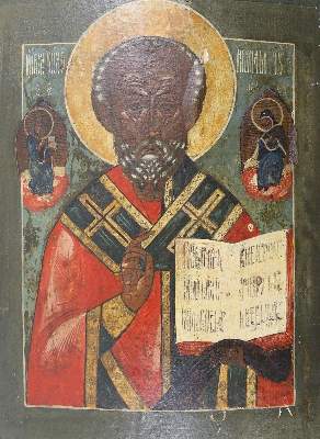 Bild Nr.1: 132-3499 Heiliger Nikolaus von Myra.: (Künstlergraphik, Ikonen)