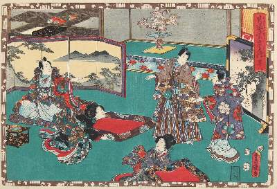 Bild Nr.1: 132-3541 Kunisada, Utagawa: (Künstlergraphik, Japan)