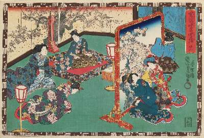 Bild Nr.2: 132-3541 Kunisada, Utagawa: (Künstlergraphik, Japan)