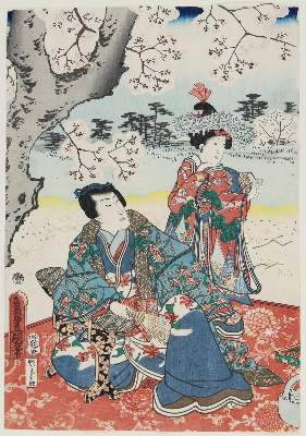 Bild Nr.2: 132-3542 Kunisada, Utagawa: (Künstlergraphik, Japan)