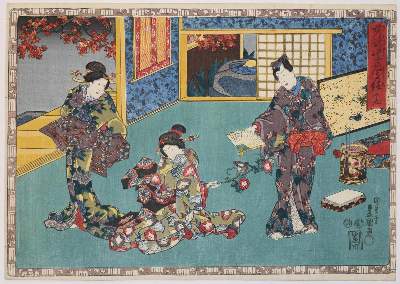 Bild Nr.1: 132-3543 Kunisada, Utagawa: (Künstlergraphik, Japan)