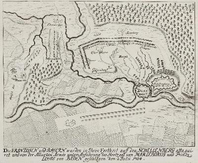 Bild Nr.2: 132-368 Höchstädt an der Donau u. Schellenberg bei Donauwörth.: (Militaria)