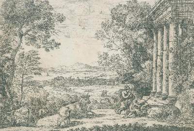 Bild Nr.2: 132-3754 Lorrain, Claude (d.i. Claude Gellée: (Künstlergraphik)