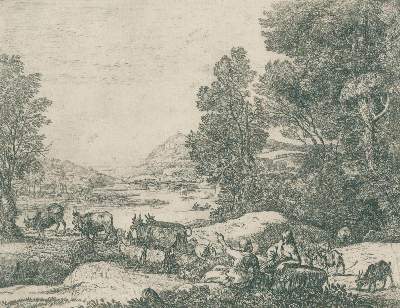 Bild Nr.1: 132-3756 Lorrain, Claude (d.i. Claude Gellée: (Künstlergraphik)