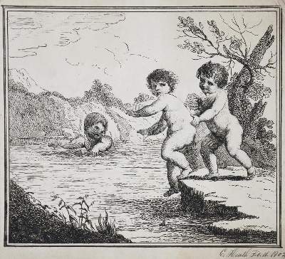 Bild Nr.1: 132-3930 Putti.: (Künstlergraphik)