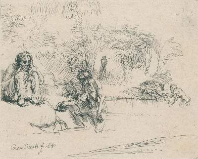 Bild Nr.1: 132-3947 Rembrandt, Harmensz van Rijn: (Künstlergraphik)