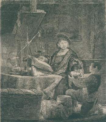 Bild Nr.1: 132-3952 Rembrandt, Harmensz van Rijn: (Künstlergraphik)