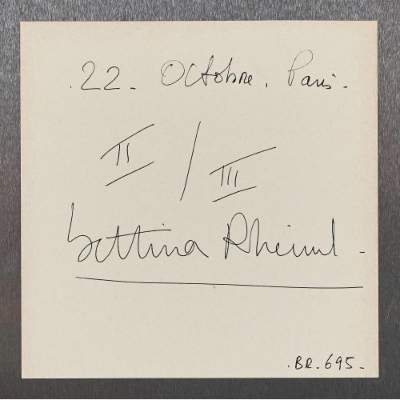 Bild Nr.2: 132-3972 Rheims, Bettina: (Künstlergraphik)