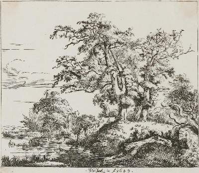Bild Nr.1: 132-4009 Ruisdael, Jacob Isaackszoon: (Künstlergraphik)