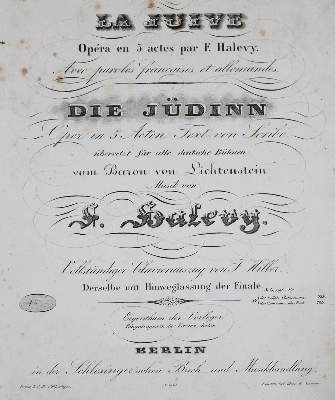 Bild Nr.1: 132-403 Halevy,J.: (Musik)