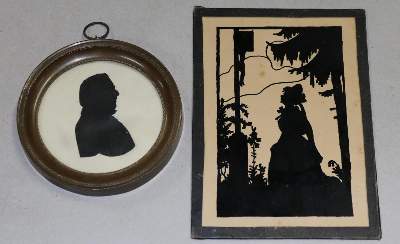 Bild Nr.3: 132-4038 Scherenschnitte.: (Künstlergraphik, Scherenschnitt)