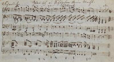 Bild Nr.1: 132-405 Liederbuch.: (Musik, Handschriften)
