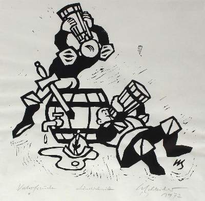 Bild Nr.2: 132-4068 Schuhknecht, Adolf: (Künstlergraphik)