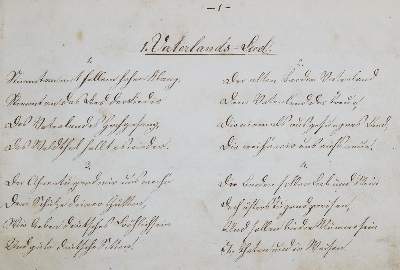 Bild Nr.1: 132-407 Liedersammlung: (Musik, Handschriften)