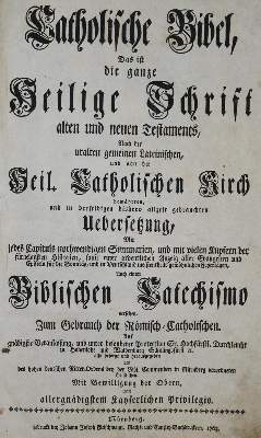 Bild Nr.4: 132-41 Catholische Bibel,: (Bibeln)