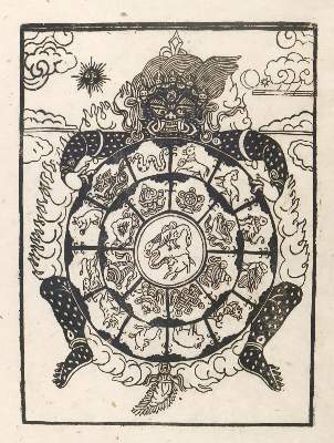 Bild Nr.1: 132-4152 Tibetische Holzschnitte.: (Künstlergraphik, Tibet)