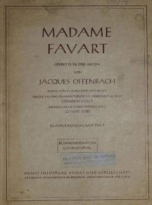 Bild Nr.1: 132-417 Offenbach,J.: (Musik)