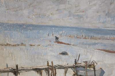 Bild Nr.3: 132-4172 Uferlandschaft: (Künstlergraphik)