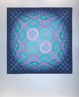 Bild Nr.1: 132-4191 Vasarely, Victor: (Künstlergraphik)