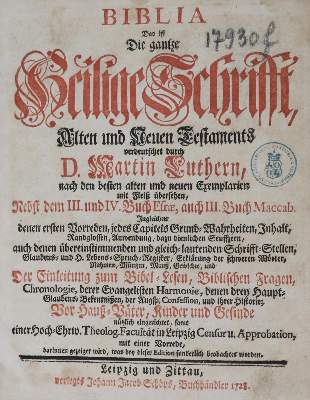 Bild Nr.1: 132-42 Dietrich,V.: (Bibeln)
