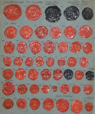 Bild Nr.1: 132-433 Siegelsammlung: (Numismatik u. Siegelkunde)