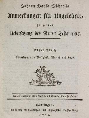 Bild Nr.1: 132-47 Michaelis,J.D.: (Bibeln)